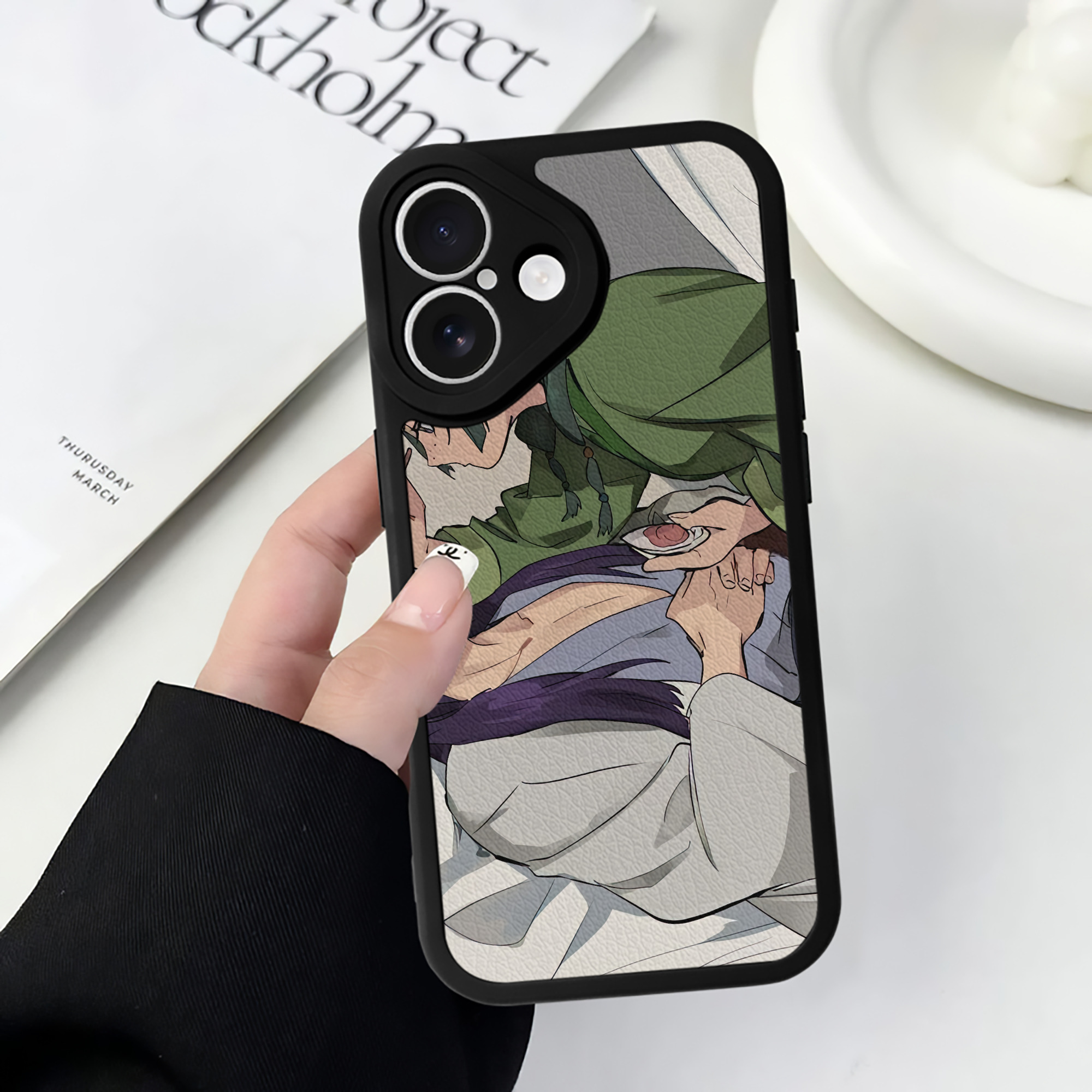 薬屋のひとりごと The Apothecary Diaries 【iPhone 16シリーズ対応】シリコンスマホケース（レザー調） 材質：シリコン